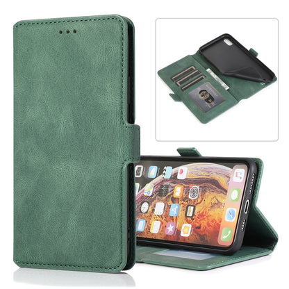 Retro Magnetic Closing Clasp Horizontal Flip Leather Case with Holder & Card Slots & Photo Frame & Wallet, For iPhone XR, For iPhone XS Max