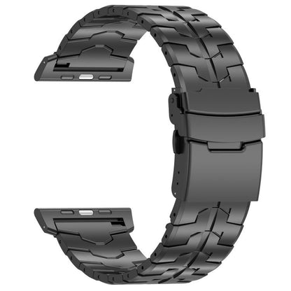 26mm Quick Release Flat Buckle Titanium Alloy Watch Band, For Apple Watch 46mm / 49mm / 45mm / 44mm