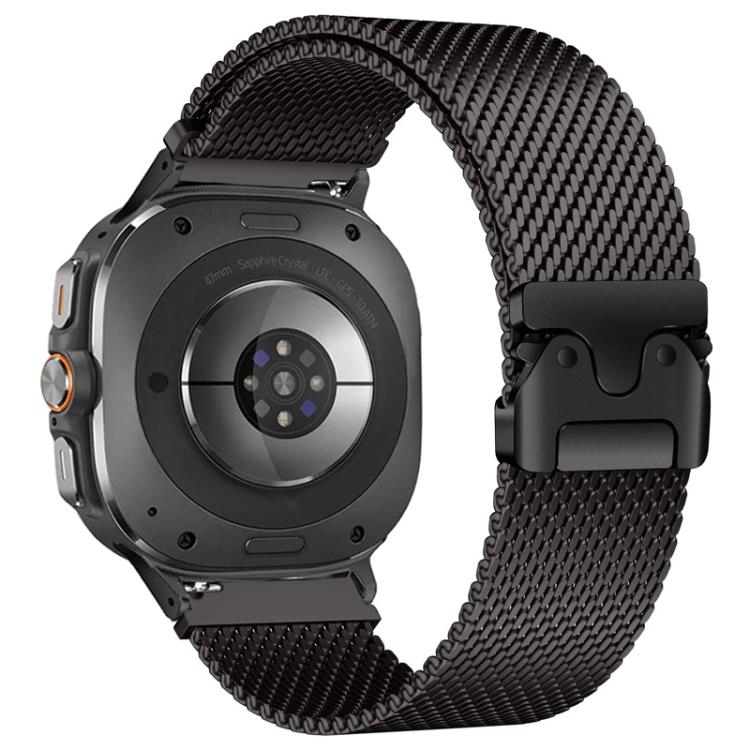 Umbrella Buckle Milanese Titanium Steel Watch Band, For Samsung Galaxy Watch Ultra / Ultra 2025, For Samsung Galaxy Watch8 / Watch8 Classic