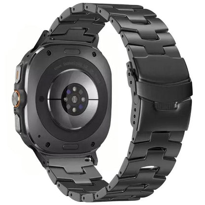 Safety Buckle Titanium Alloy Watch Band, For Samsung Galaxy Watch Ultra 47mm / Ultra 2025