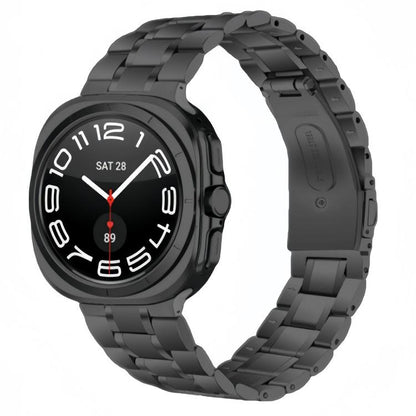 Five Beads Stainless Steel Metal Watch Band, For Samsung Galaxy Watch Ultra / Ultra 2025, For Samsung Galaxy Watch8 / Watch8 Classic