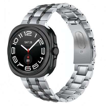 Five Beads Stainless Steel Metal Watch Band, For Samsung Galaxy Watch Ultra / Ultra 2025, For Samsung Galaxy Watch8 / Watch8 Classic