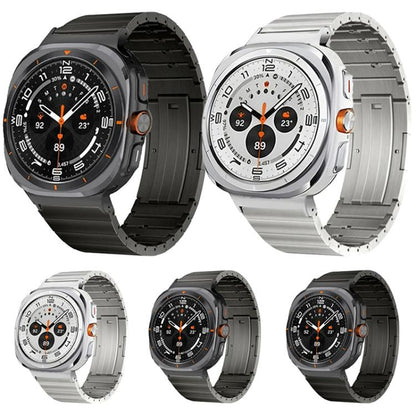 One Bead Side Slide Quick Release Buckle Titanium Alloy Watch Band, For Samsung Galaxy Watch Ultra / Ultra 2025, For Samsung Galaxy Watch8 / Watch8 Classic