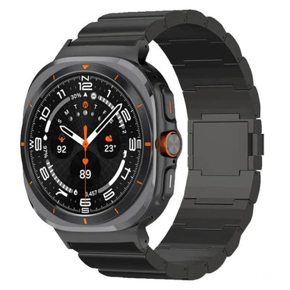 One Beads Magnetic Buckle Titanium Alloy Watch Band, For Samsung Galaxy Watch Ultra / Ultra 2025, For Samsung Galaxy Watch8 / Watch8 Classic