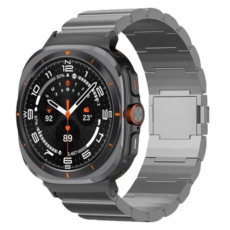 One Beads Magnetic Buckle Titanium Alloy Watch Band, For Samsung Galaxy Watch Ultra / Ultra 2025, For Samsung Galaxy Watch8 / Watch8 Classic
