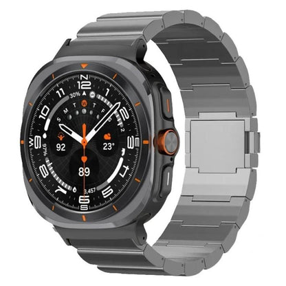 One Beads Magnetic Buckle Titanium Alloy Watch Band, For Samsung Galaxy Watch Ultra / Ultra 2025, For Samsung Galaxy Watch8 / Watch8 Classic
