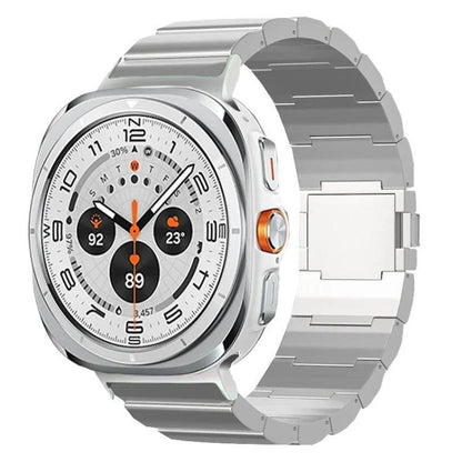 One Beads Magnetic Buckle Titanium Alloy Watch Band, For Samsung Galaxy Watch Ultra / Ultra 2025, For Samsung Galaxy Watch8 / Watch8 Classic