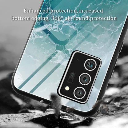Marble Pattern Glass Protective Case, For Samsung Galaxy Note20 Ultra, For Samsung Galaxy S20 Ultra, For Samsung Galaxy Note10 Lite / A81, For Samsung Galaxy A51, For Samsung Galaxy A50 / A50s / A30s, For Samsung Galaxy A21s