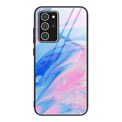 Marble Pattern Glass Protective Case, For Samsung Galaxy Note20 Ultra, For Samsung Galaxy S20 Ultra, For Samsung Galaxy Note10 Lite / A81, For Samsung Galaxy A51, For Samsung Galaxy A50 / A50s / A30s, For Samsung Galaxy A21s