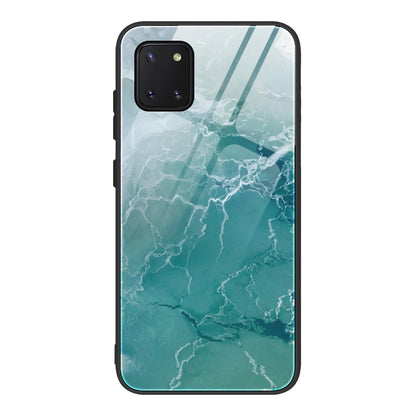 Marble Pattern Glass Protective Case, For Samsung Galaxy Note20 Ultra, For Samsung Galaxy S20 Ultra, For Samsung Galaxy Note10 Lite / A81, For Samsung Galaxy A51, For Samsung Galaxy A50 / A50s / A30s, For Samsung Galaxy A21s