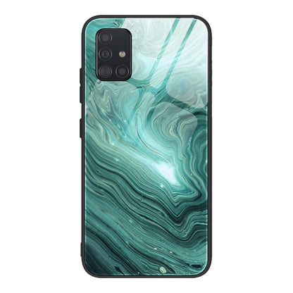 Marble Pattern Glass Protective Case, For Samsung Galaxy Note20 Ultra, For Samsung Galaxy S20 Ultra, For Samsung Galaxy Note10 Lite / A81, For Samsung Galaxy A51, For Samsung Galaxy A50 / A50s / A30s, For Samsung Galaxy A21s