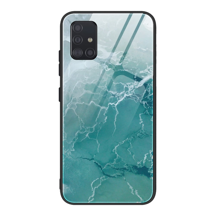Marble Pattern Glass Protective Case, For Samsung Galaxy Note20 Ultra, For Samsung Galaxy S20 Ultra, For Samsung Galaxy Note10 Lite / A81, For Samsung Galaxy A51, For Samsung Galaxy A50 / A50s / A30s, For Samsung Galaxy A21s
