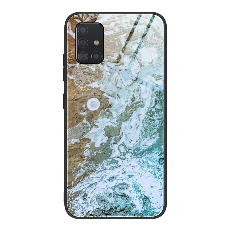 Marble Pattern Glass Protective Case, For Samsung Galaxy Note20 Ultra, For Samsung Galaxy S20 Ultra, For Samsung Galaxy Note10 Lite / A81, For Samsung Galaxy A51, For Samsung Galaxy A50 / A50s / A30s, For Samsung Galaxy A21s