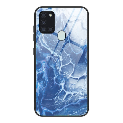 Marble Pattern Glass Protective Case, For Samsung Galaxy Note20 Ultra, For Samsung Galaxy S20 Ultra, For Samsung Galaxy Note10 Lite / A81, For Samsung Galaxy A51, For Samsung Galaxy A50 / A50s / A30s, For Samsung Galaxy A21s
