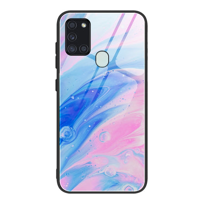 Marble Pattern Glass Protective Case, For Samsung Galaxy Note20 Ultra, For Samsung Galaxy S20 Ultra, For Samsung Galaxy Note10 Lite / A81, For Samsung Galaxy A51, For Samsung Galaxy A50 / A50s / A30s, For Samsung Galaxy A21s