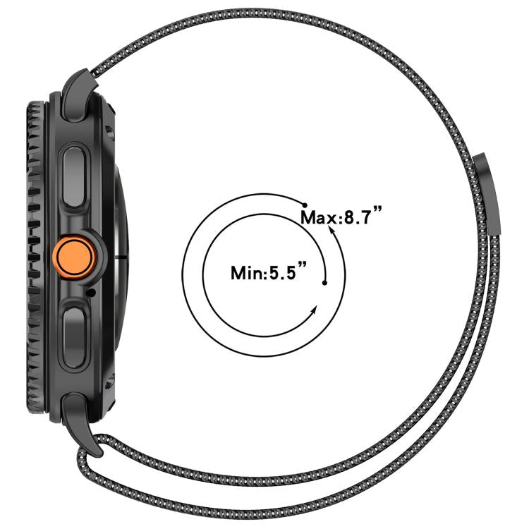 xDfind Milanese Magnetic Metal Watch Band, For Samsung Galaxy Watch 8 / Watch 8 Classic