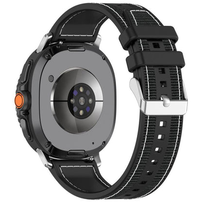 xDfind Hybrid Nylon Braid Silicone Watch Band, For Samsung Galaxy Watch 8 / 8 Classic 22mm