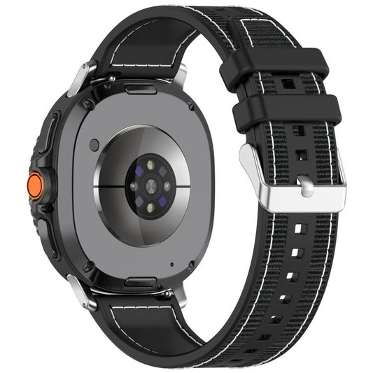 xDfind Hybrid Nylon Braid Silicone Watch Band, For Samsung Galaxy Watch 8 / 8 Classic 22mm