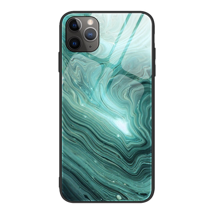 Marble Pattern Glass Protective Case, For iPhone 12 mini, For iPhone 12 Pro Max, For iPhone 11 Pro, For iPhone SE 2022 / SE 2020 / 8 / 7, For iPhone X