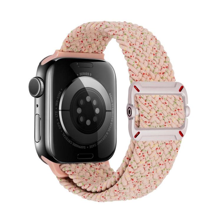 Double Loop Mechanical Buckle Nylon Braid Watch Band, For Apple Watch 42mm / 41mm / 40mm / 38mm