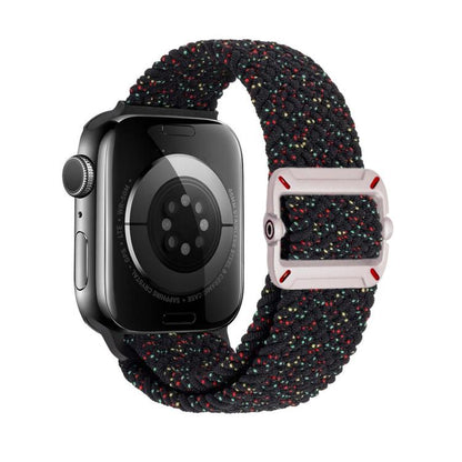 Double Loop Mechanical Buckle Nylon Braid Watch Band, For Apple Watch 42mm / 41mm / 40mm / 38mm