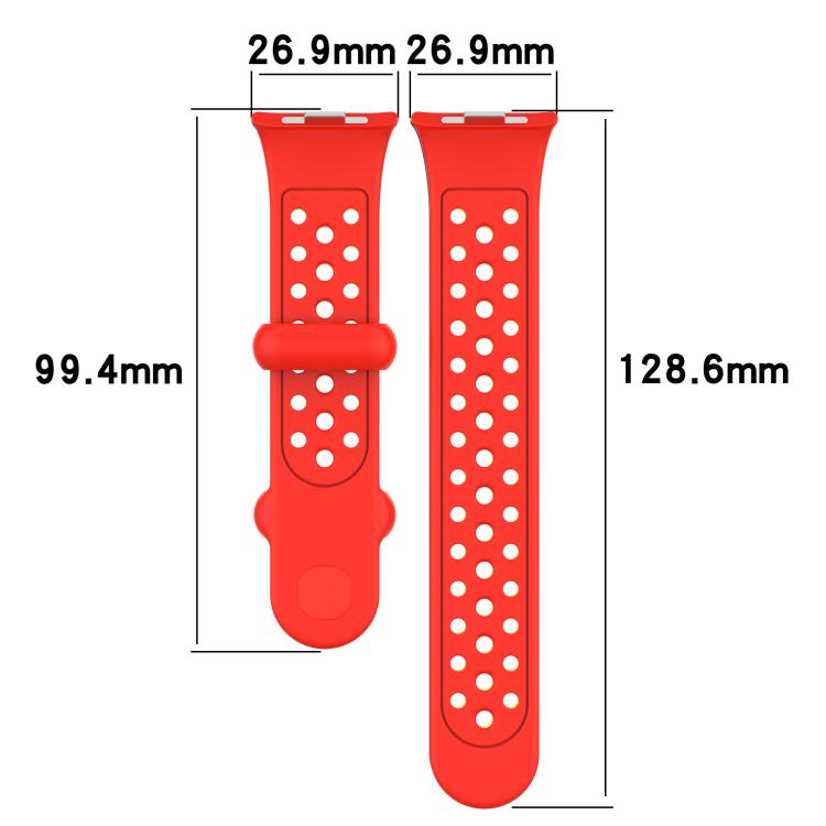 xDfind BreathableHole Solid Color Silicone Watch Band, For Xiaomi Band 10 Pro / 9 Pro / Redmi Watch 6