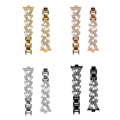 20mm xDfind Small Twist Diamond Metal Watch Band, For Xiaomi Band 10 Pro/9 Pro/Redmi Watch 6/5/4, For Redmi Watch 3 Active / Watch 3 Lite, For Redmi Watch 3