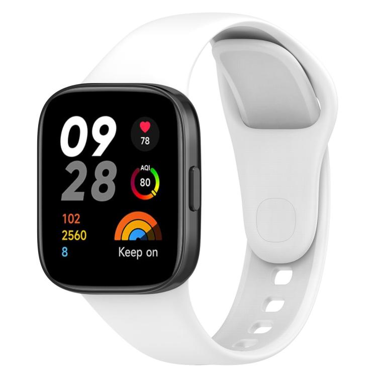 xDfind Solid Color Silicone Watch Band, with Button, For Redmi Watch 3