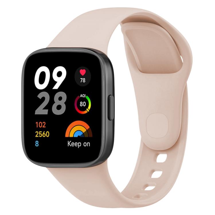 xDfind Solid Color Silicone Watch Band, with Button, For Redmi Watch 3