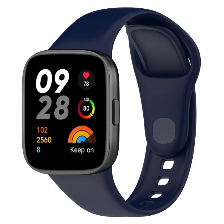 xDfind Solid Color Silicone Watch Band, with Button, For Redmi Watch 3