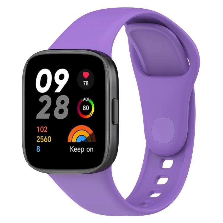 xDfind Solid Color Silicone Watch Band, with Button, For Redmi Watch 3