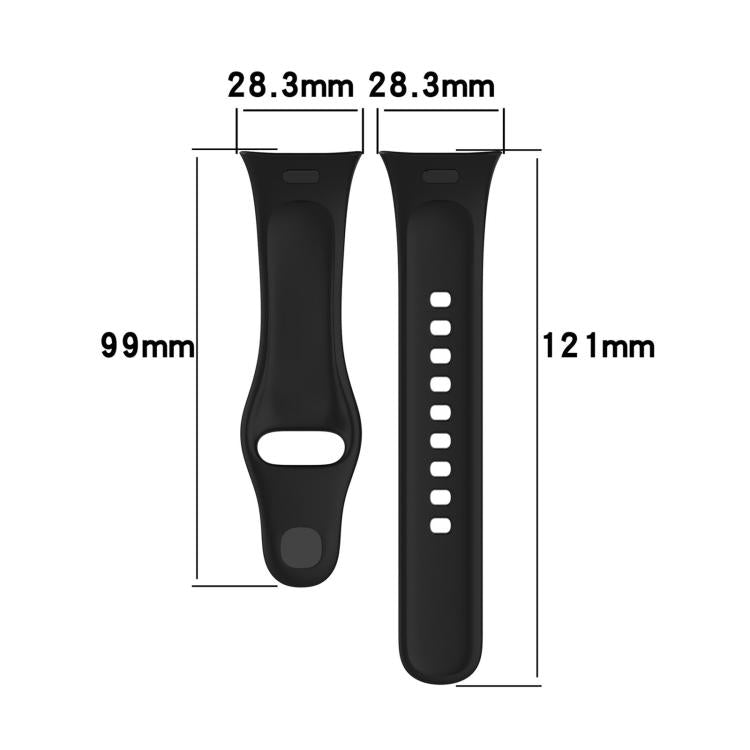 xDfind Solid Color Silicone Watch Band, with Button, For Redmi Watch 3