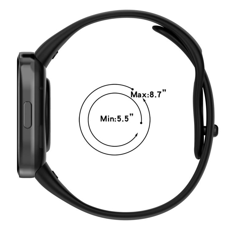 xDfind Solid Color Silicone Watch Band, with Button, For Redmi Watch 3