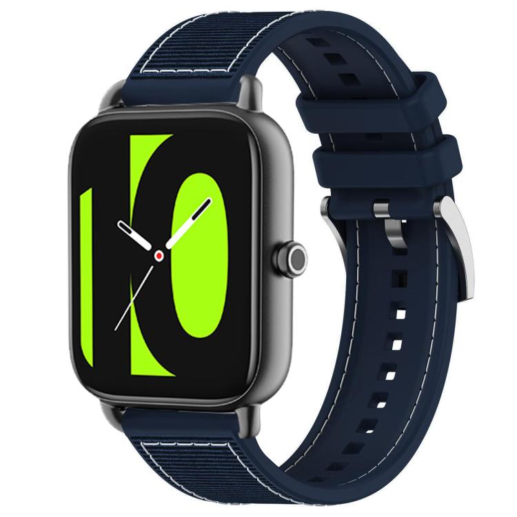 xDfind Hybrid Nylon Braid Silicone Watch Band, 22mm For Xiaomi Watch S3 / 2 Pro / S2 / S1, 22mm For Xiaomi Haylou?Watch S001 / LS02 Pro, 20mm For Xiaomi Haylou RS4 Plus LS11 / LS12