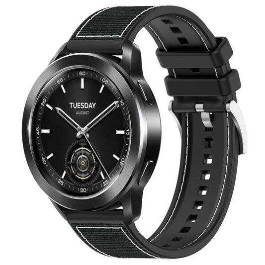 xDfind Hybrid Nylon Braid Silicone Watch Band, 22mm For Xiaomi Watch S3 / 2 Pro / S2 / S1, 22mm For Xiaomi Haylou?Watch S001 / LS02 Pro, 20mm For Xiaomi Haylou RS4 Plus LS11 / LS12
