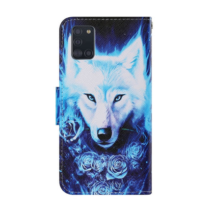Coloured Drawing Pattern Horizontal Flip PU Leather Case with Holder & Card Slots & Wallet & Lanyard, For Samsung Galaxy A31, For Samsung Galaxy A40, For Samsung Galaxy A41