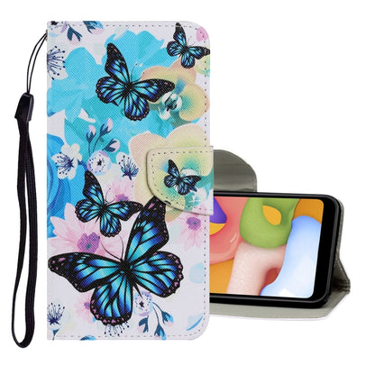 Coloured Drawing Pattern Horizontal Flip PU Leather Case with Holder & Card Slots & Wallet & Lanyard, For Samsung Galaxy A50 / A30s, For Samsung Galaxy A51, For Samsung Galaxy A70