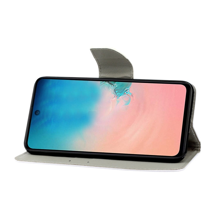 Coloured Drawing Pattern Horizontal Flip PU Leather Case with Holder & Card Slots & Wallet & Lanyard, For Samsung Galaxy A71