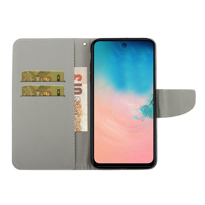 Coloured Drawing Pattern Horizontal Flip PU Leather Case with Holder & Card Slots & Wallet & Lanyard, For Samsung Galaxy A71