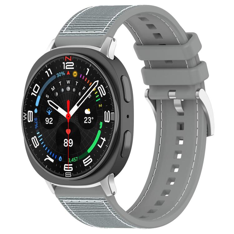 xDfind Hybrid Nylon Braid Silicone Watch Band, For Samsung Galaxy Watch Ultra/Ultra 2025 22mm, For Samsung Galaxy Watch 7 / 6 / 5 / FE 20mm, For Samsung Galaxy Fit3 SM-R390 18mm