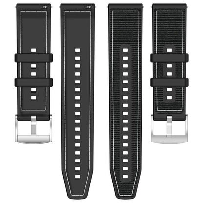 xDfind Hybrid Nylon Braid Silicone Watch Band, For Apple Watch 42 / 44 / 45 / 46 / 49mm 22mm, For Apple Watch 38 / 40 / 41 / S10 42mm 20mm