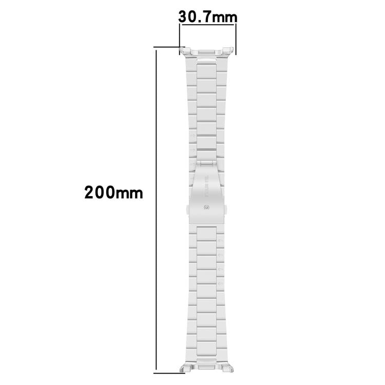 Tri-beads Flat Buckle Titanium Alloy Watch Band, For Samsung Galaxy Watch8 / Watch8 Classic, For Samsung Galaxy Fit3 / SM-R390