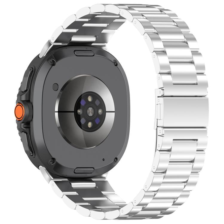 Tri-beads Flat Buckle Titanium Alloy Watch Band, For Samsung Galaxy Watch8 / Watch8 Classic, For Samsung Galaxy Fit3 / SM-R390