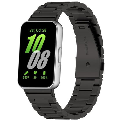 Tri-beads Flat Buckle Titanium Alloy Watch Band, For Samsung Galaxy Watch8 / Watch8 Classic, For Samsung Galaxy Fit3 / SM-R390