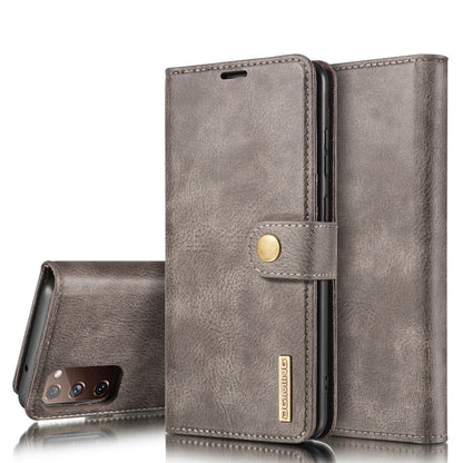 DG.MING Crazy Horse Texture Flip Detachable Magnetic Leather Case with Holder & Card Slots & Wallet, For Samsung Galaxy S20 FE, For Samsung Galaxy M31s