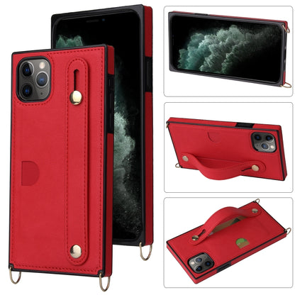 Wrist Strap PU+TPU Shockproof Protective Case with Crossbody Lanyard & Holder & Card Slot, For iPhone 6, For iPhone 7 / 8 / SE 2020, For iPhone 6 Plus, For iPhone 8 Plus / 7 Plus, For iPhone XS / X, For iPhone XR, For iPhone XS Max, For iPhone 11      ...