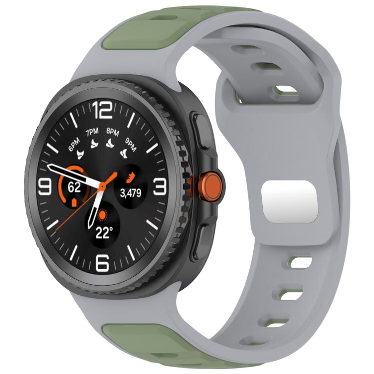 xDfind Dual Color Silicone Watch Band, For Samsung Galaxy Watch8 / Wacth8 Classic