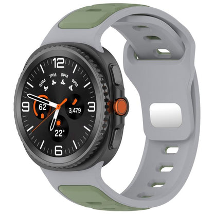 xDfind Dual Color Silicone Watch Band, For Samsung Galaxy Watch8 / Wacth8 Classic