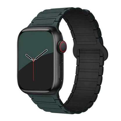 xDfind Magnetic Three-bead Silicone Watch Band, For Apple Watch 42 / 44 / 45 / 46 / 49mm, For Apple Watch 38 / 40 / 41 / S10 42mm