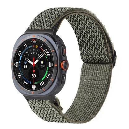 Wave Pattern Nylon Braided Watch Band, For Samsung Galaxy Watch8 / Watch8 Classic